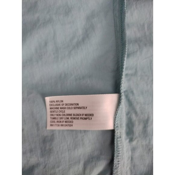 Joy Lab Women's Nylon Windbreaker Jacket with Hood and Stripe Detailing, Large. - Picture 4 of 8